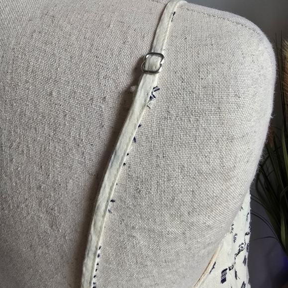 Zara New Ivory & Black Embroidred Eyelet Textured Patchwork Midi Dress SZ XXL - Picture 6 of 15